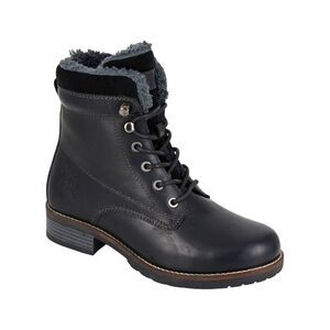 Woodland Womens/Ladies Leather Ankle Boots / Black